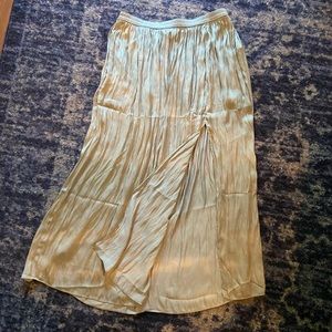 NWT J. Crew Side-Slit Featherweight Maxi Skirt